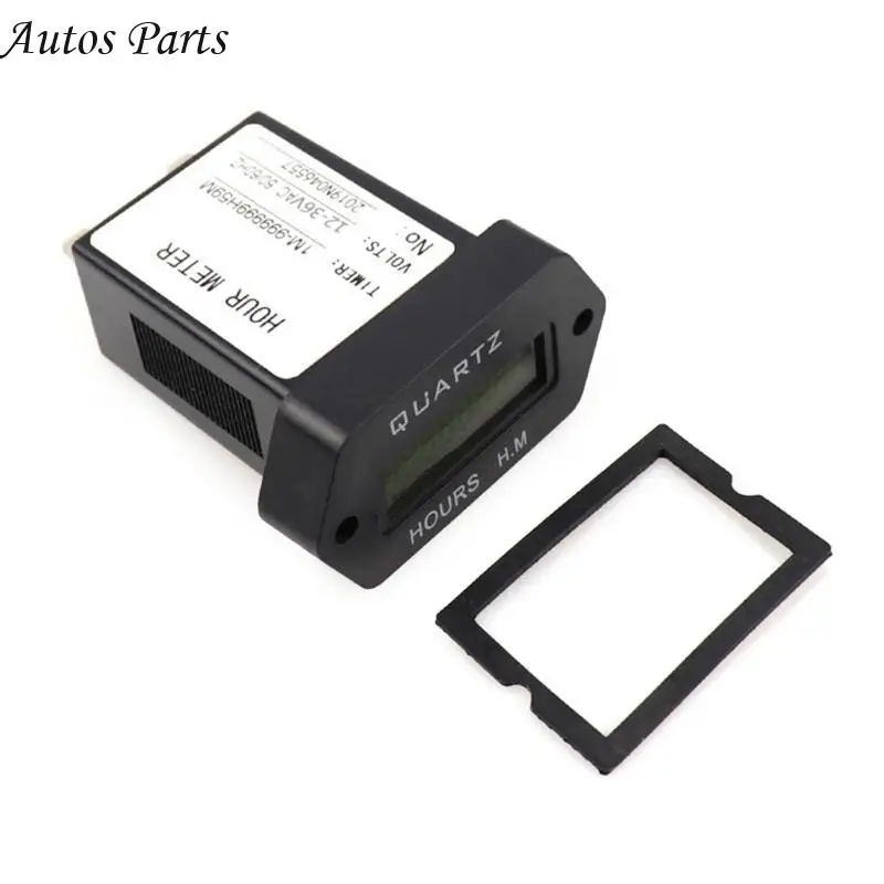 57BA Versatile Industrial Applications Time Monitor Hour Meter for Truck Generator Excavator Operators Lawn Mower Maintenance