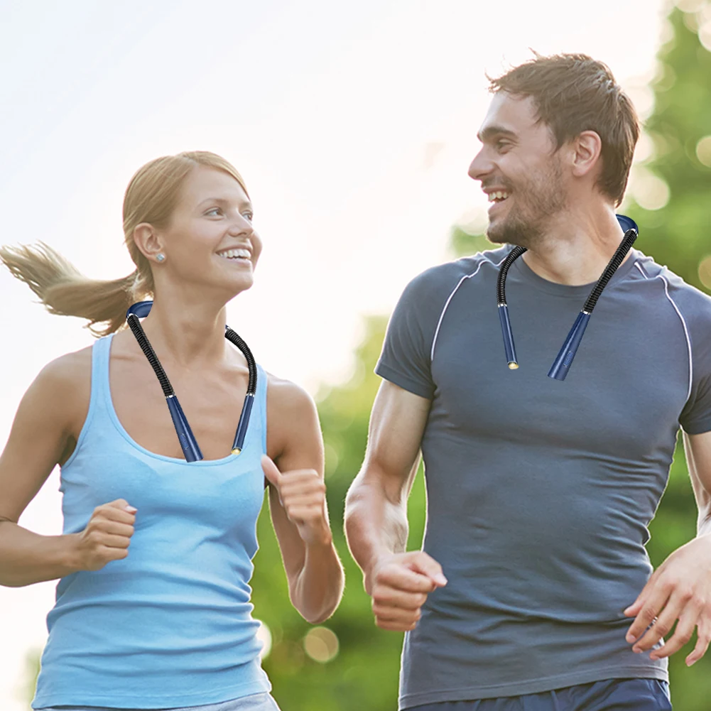 LED Neck Reading Light USB Rechargeable Book Light 3 Light Modes Bendable Neck Light 3 Level Dimmable for Camping Night Running