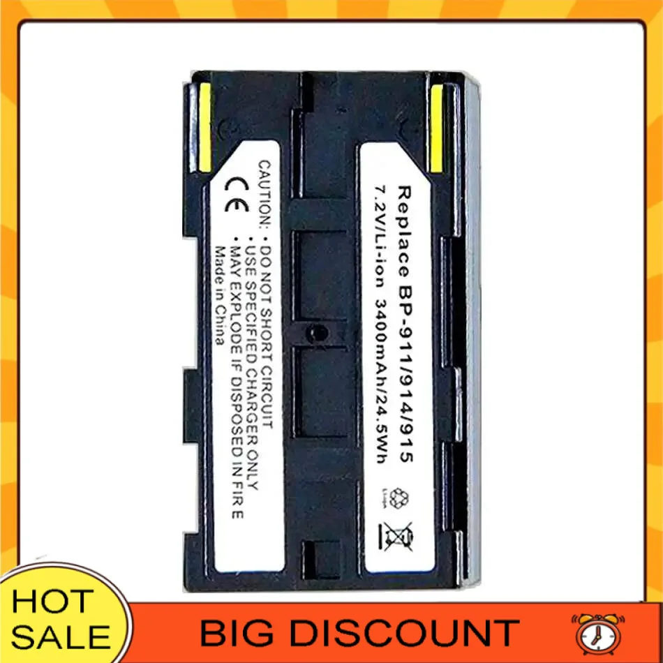 

Аккумулятор для камеры 3400 мАч для Canon BP-915 BP-941 BP-927 BP-914 BP-924 BP-911K BP-911 E1 E2 E30 ES50
