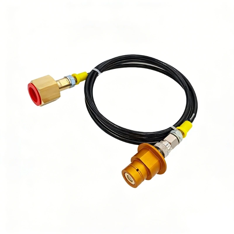 Industrial Grade Carbon Dioxide Conductor Featuring Combined Measurement Tool For Home Carbonation And Brewing System
