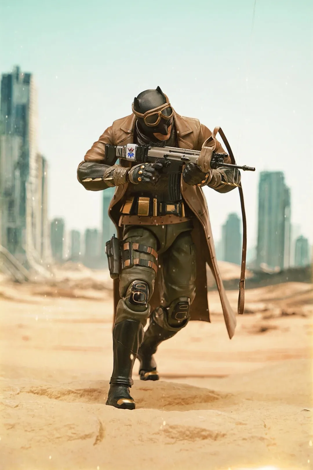 Knightmare Batman 1/9 Scale 19cm Action Figure Collectible Movable Toy With Multi-Accessories Custom Handmade Ornament