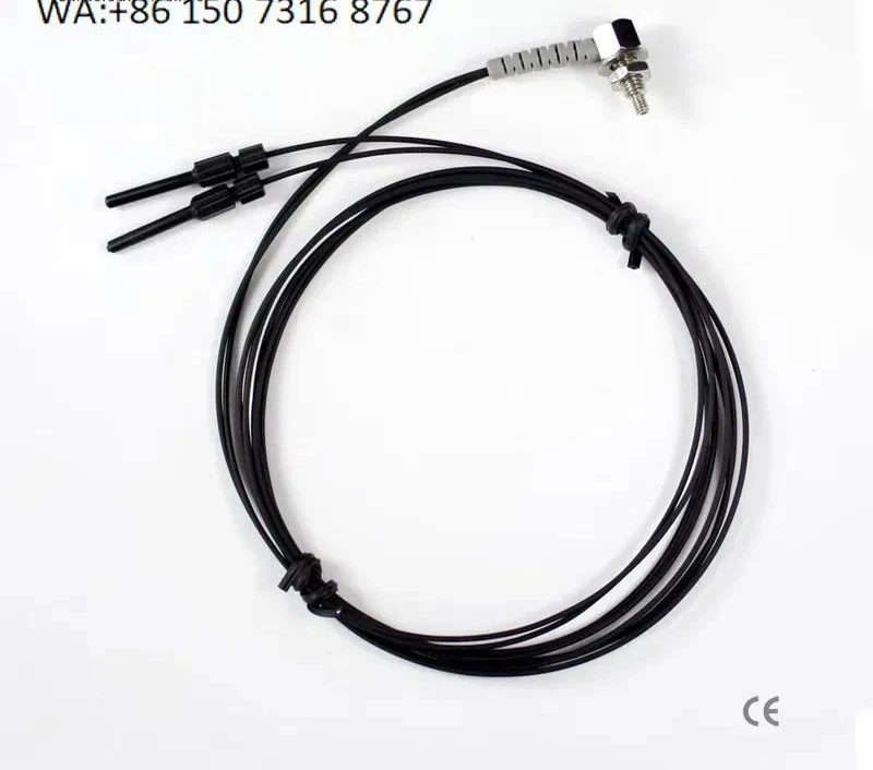 Stainless Steel M6 Bent Optical Fiber Sensor Effective for All Object Detection with Amplifier sensor to detect