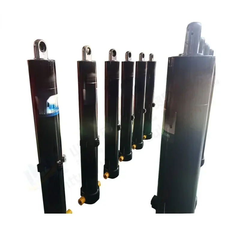 Heavy load bearing capabilities telescopic multi-stage hydraulic cylinder for hydraulic tilt trailer