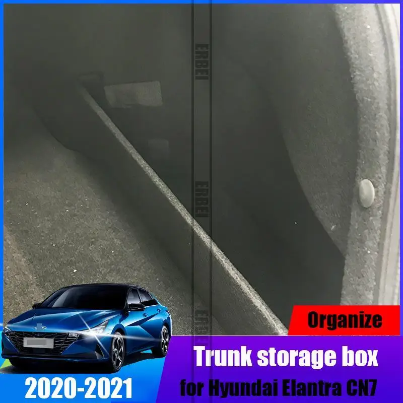 Car trunk storage storage and storage box supplies suitable for Hyundai Elantra Avante CN7 2020 2021