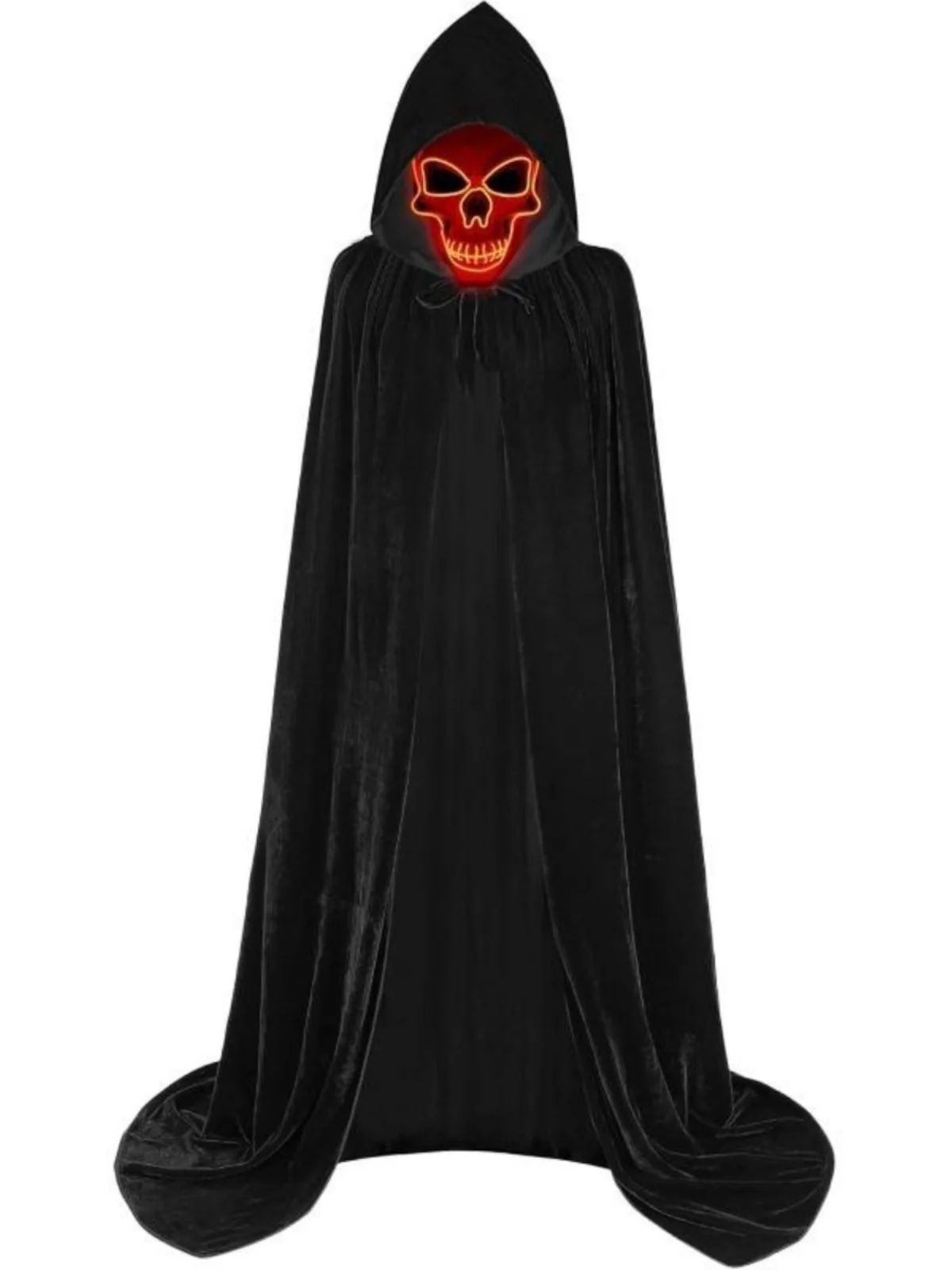 

New Adult ex Hooded Robe Stage Performance Role-plang Costume Death God Cosplay Suit Women's Sle Polyester