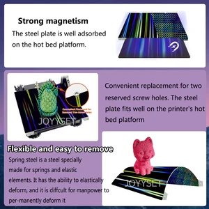 Ender-3 S1 Pro / Ender 3 V3 SE / ENDER-5 S1ビルドプレート235x235mm K1 K1C PEIシート両面K1 PEOペットスプリングスチールシート 10ベストセールスPEIベッド-10