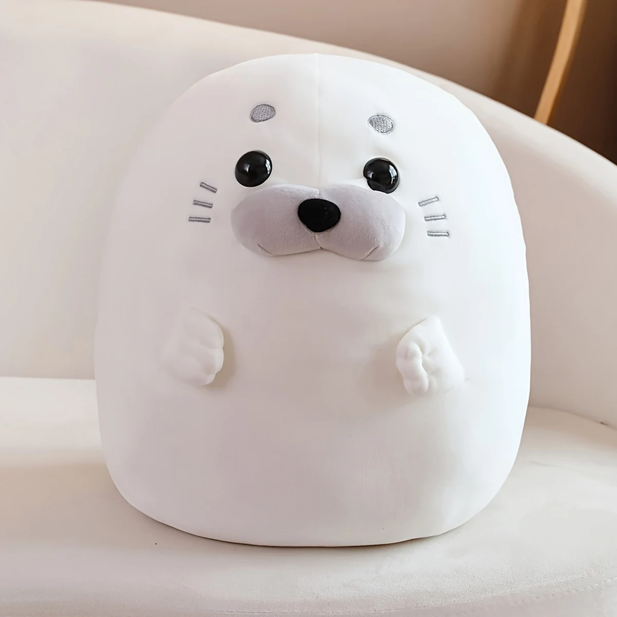 ตุ๊กตาซีลกลมอ้วน 1 ชิ้น ของเล่นตุ๊กตาสัตว์ ของเล่นตุ๊กตาเนื้อนุ่ม ของเล่นสำหรับเด็ก ของขวัญสำหรับเด็ก ของขวัญวันเกิด ของตกแต่งบ้าน