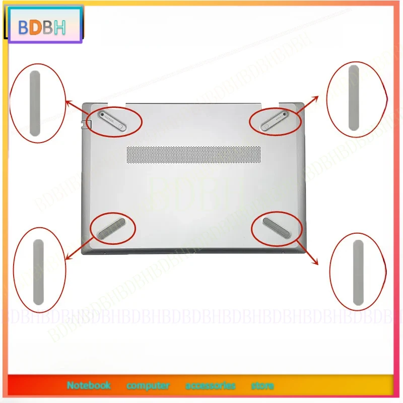 4PCS/Lot Anti Slip Strips Laptop for HP Pavilion 14-CE TPN-Q207 13-AN TPN-Q214 Bottom Base Rubber Pad Strip Feet DIY Accessories