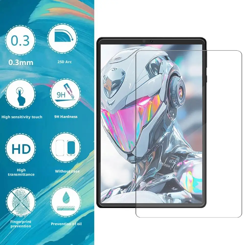 Headwolf Titan 1 Tablet Screen Protector - Maximum Protection Tempered Glass for 8.8