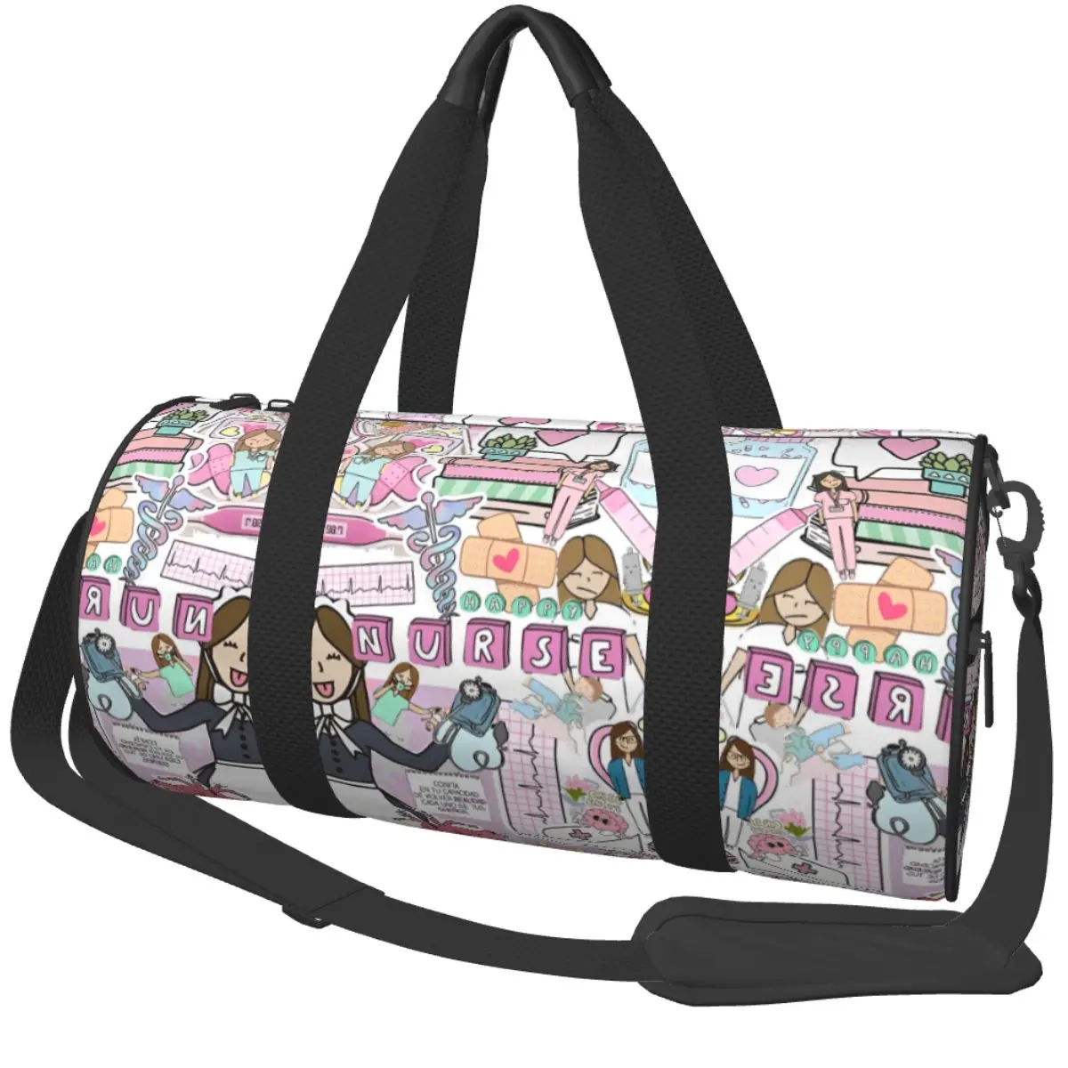 

Спортивные сумки Enfermera En Apuros для медсестер, вместительная спортивная сумка, водонепроницаемая сумка для пар, дизайнерская сумка для путешествий, новинка, сумка для фитнеса
