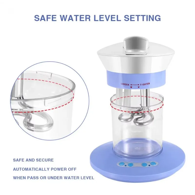 Home Sauna Spa for Women Men Moisturizing Humidifier Hot Mist Pores Remove Blackheads Moisturize Nano Ionic Face Facial Steamer