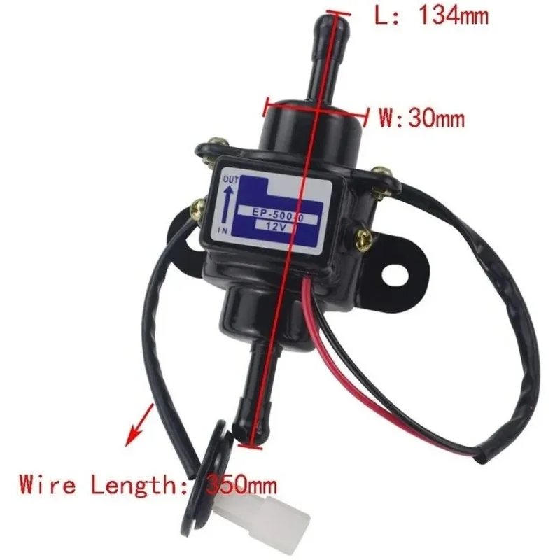 Electronic Fuel Pump 12V 3-5PSI Low Pressure Gas Diesel Petrol For Kubota Yanmar EP-500-0 12585-52030 68371-51210 035000-0460