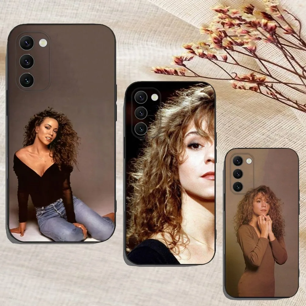 

Mariah Carey Singer Phone Case For Samsung Galaxy A13,A21s,A22,A31,A32,A52,A53,A71,A80,A91 Soft Black Cover