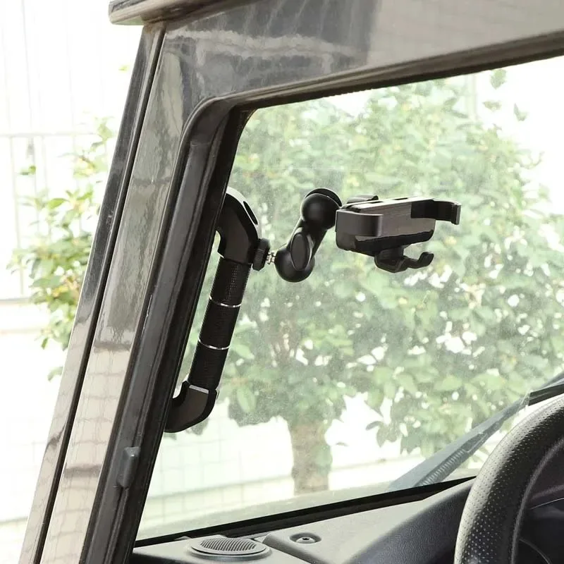 

Car A-pillar Handle Mobile Phone Bracket GPS Navigation Bracket Interior Accessories For Land Rover Defender 90 110 130 2004-18