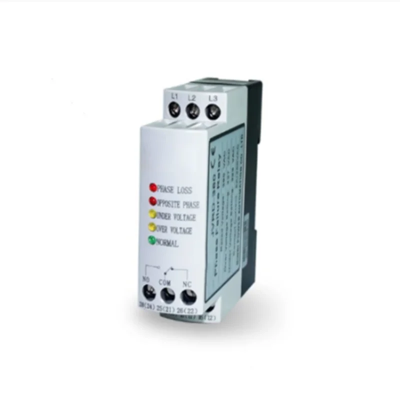 

JVRD Phase Failure Protection Relay 3 Phase Voltage Monitoring Relay 220V 380V 440V 460V 480V AC 50/60Hz