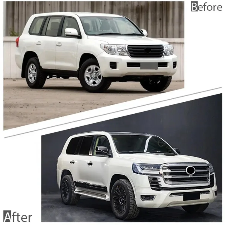 Old To New upgrade  land cruiser body kit For toyota      LC200 to LC300 200   2008-2015