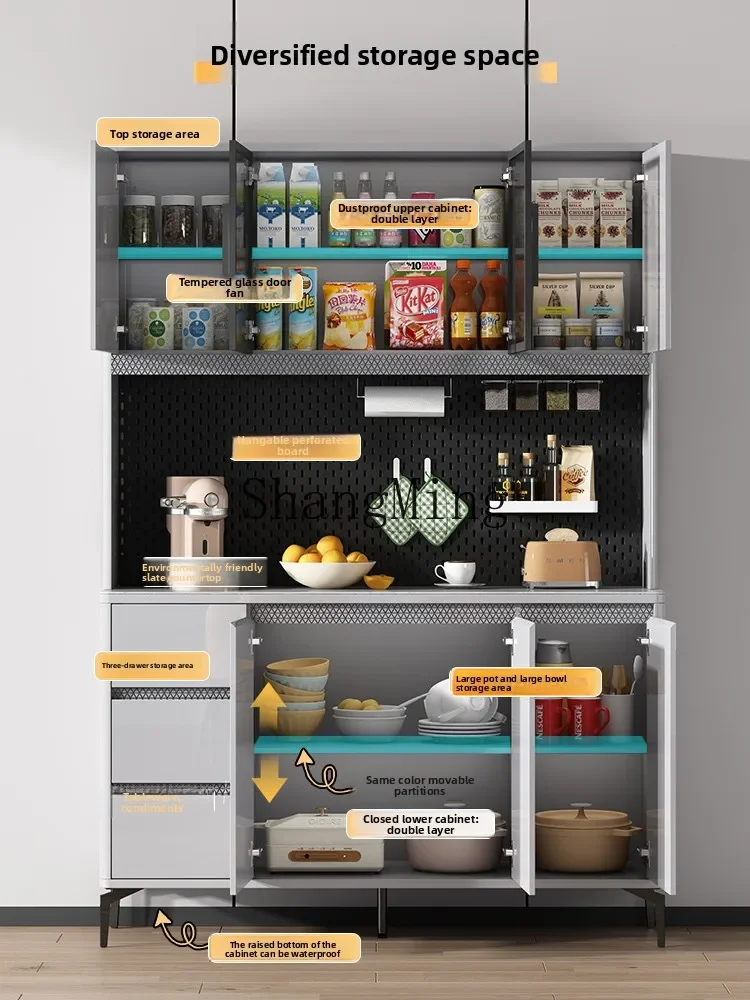 ZYY Premium Home Kitchen Living Room Water Bar Storage Cabinet Modern Simple Shelf