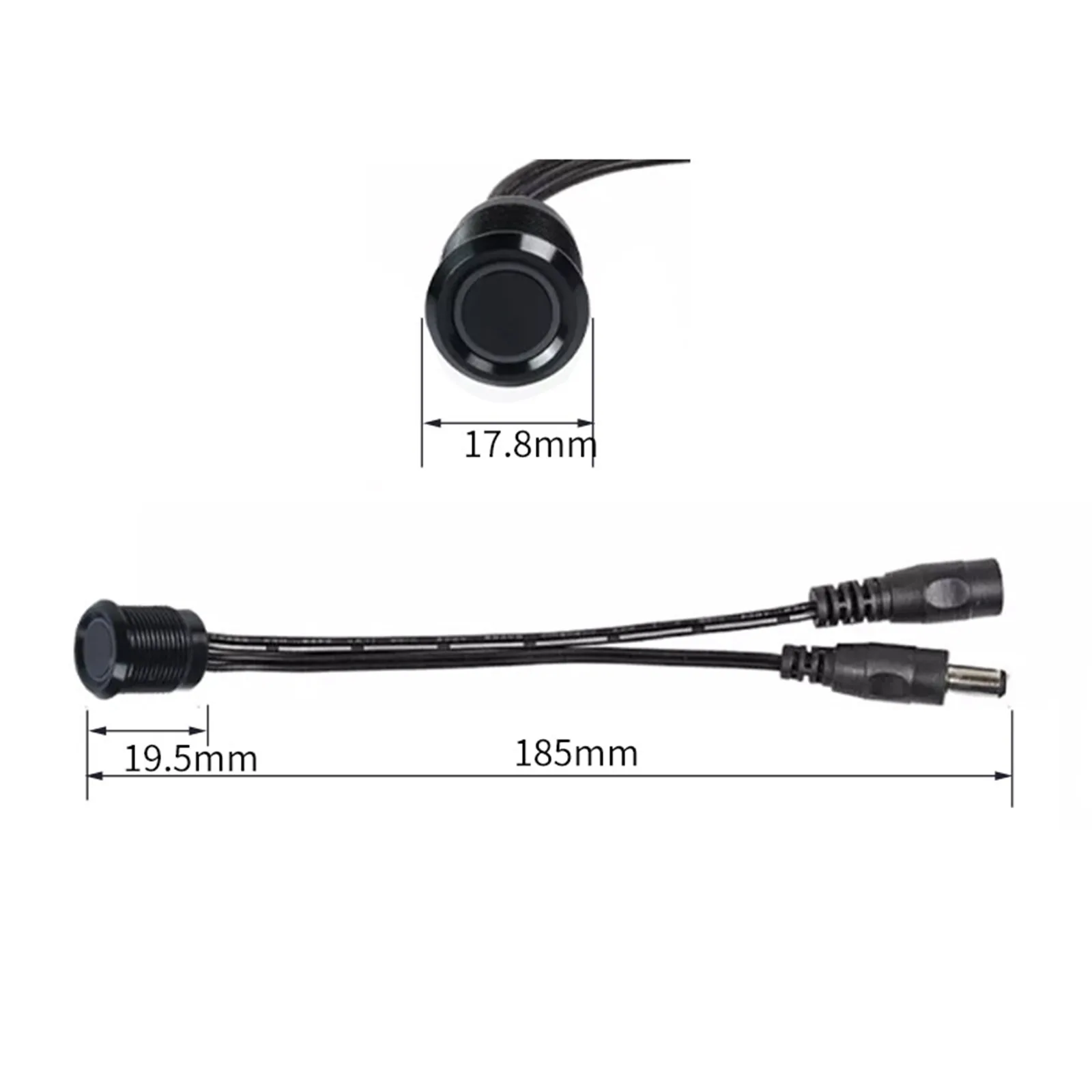 DC Sensor de Toque Conector do Interruptor, LED Strip Dimmer, Controlador Regulável, Fita Luz, 12V, 24V