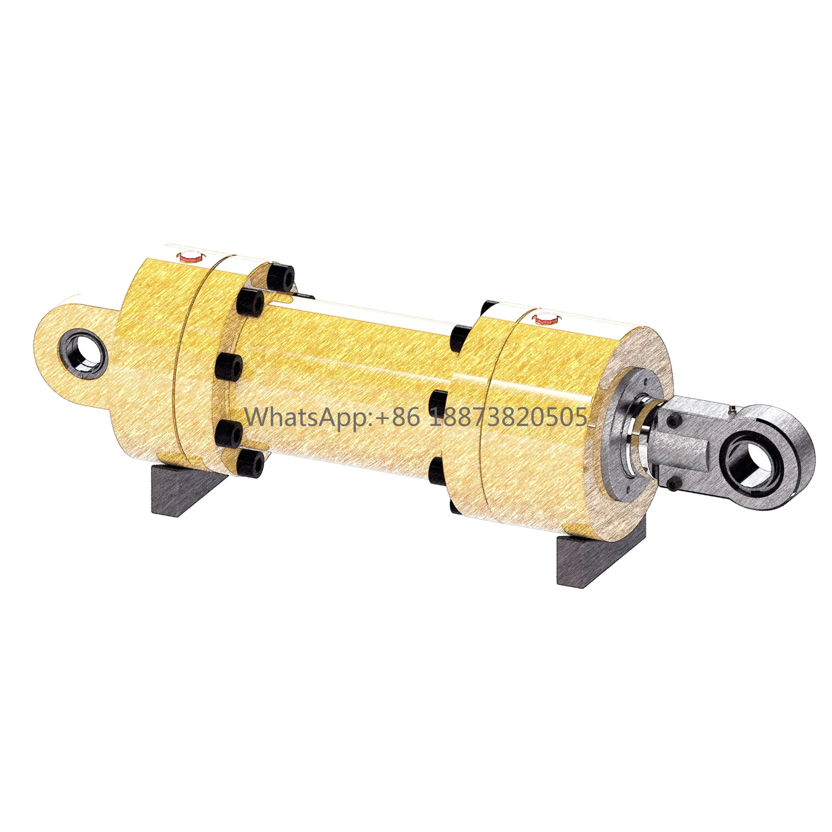 Chinese Factory Long Stroke Double Acting Tractor Hydraulic Steering Cylinder