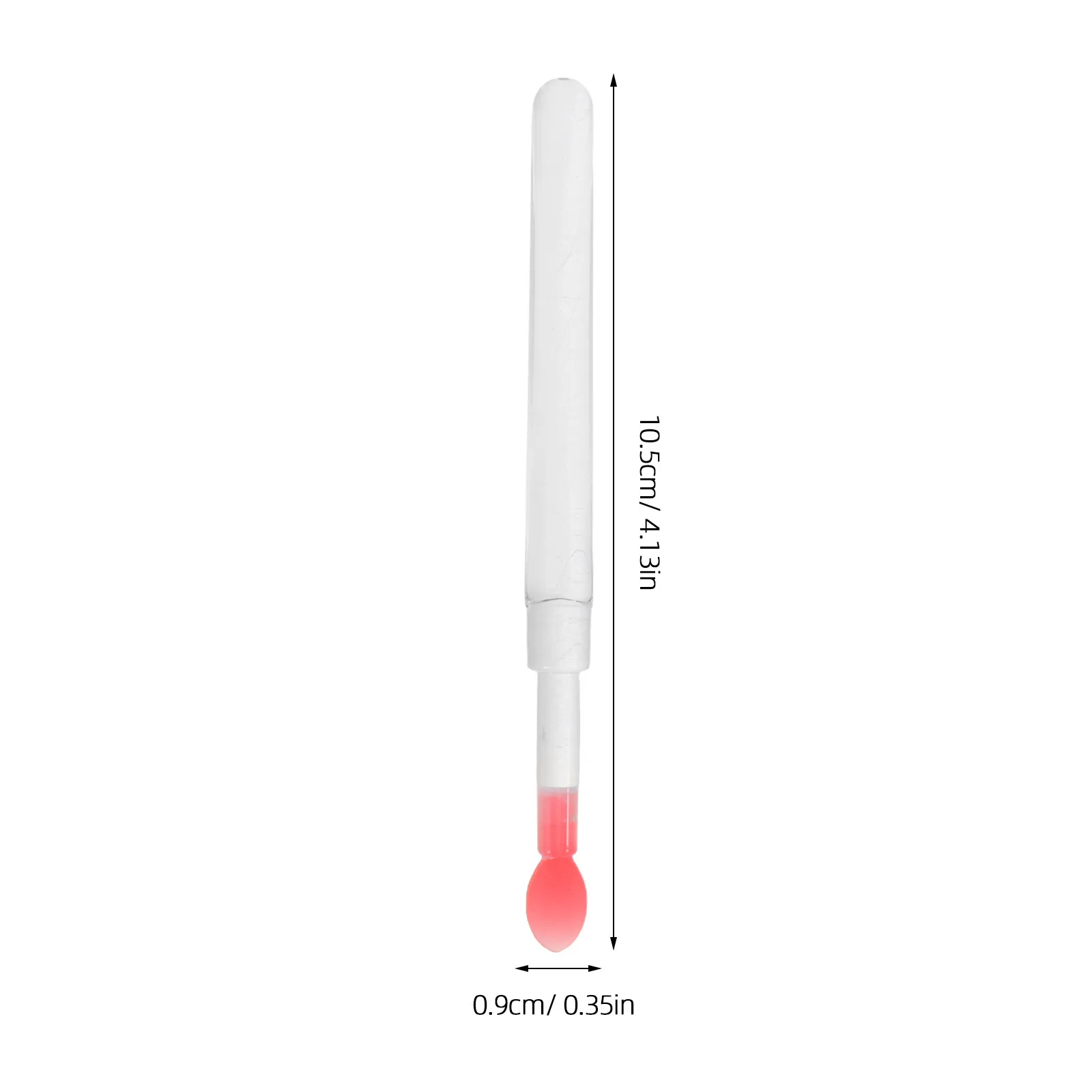 60Pcs Silicone Lip Applicator Brush with Protective Cap Gentle Reusable for Lips Lipstick Gloss Balm Touchup on-The-Go Makeup