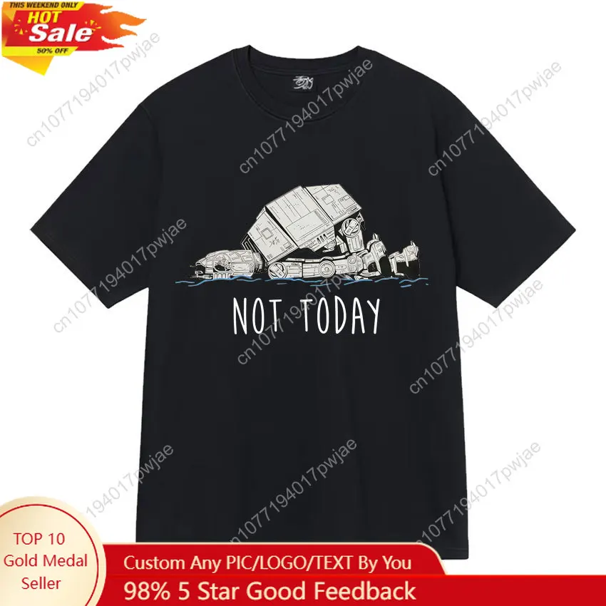 

Funny At Walker Not Today Harajuku T Shrits Graphics Print Mens Women Tee Shirt High Quality Short Sleeves Streetwear Teenagers