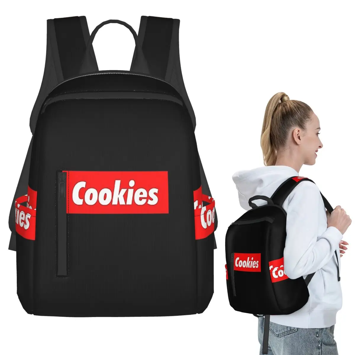 Cookies The Best Top And The Most Popular Pastry Dessert Lover Backpack Student BookBag Boys Girls School Bag Laptop Shoulder
