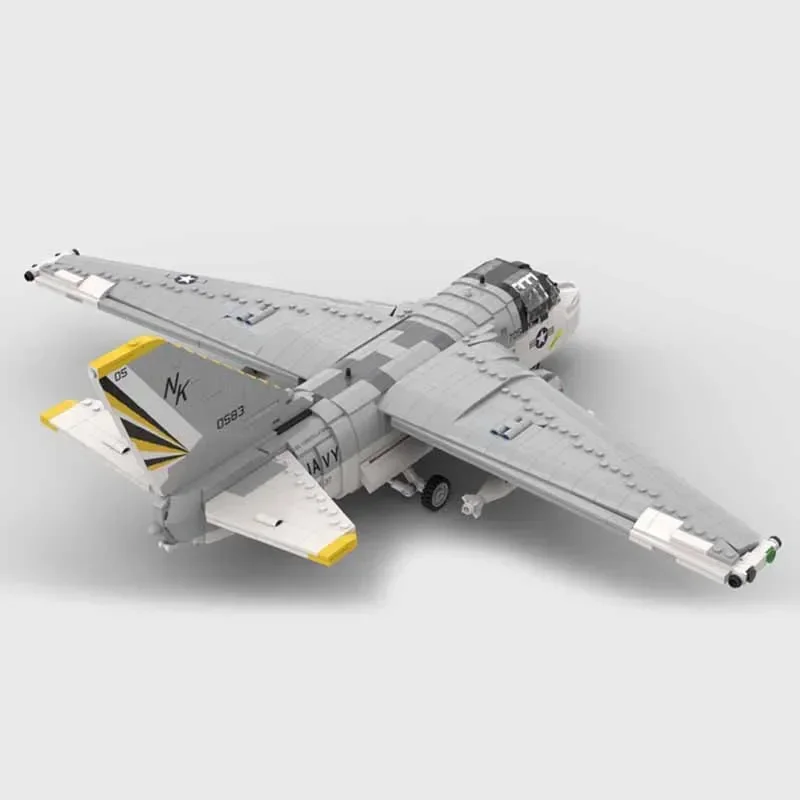 Moc cegły budowlane Model wojskowy 1:35 S-3 Viking Bomber technologia klocki modułowe prezenty zabawki dla dzieci zestawy do samodzielnego montażu