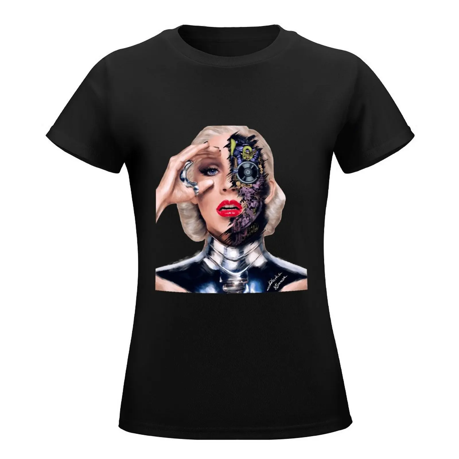 Xtina - Bionic T-Shirt plus size tops oversized plus sizes t-shirts for Women loose fit