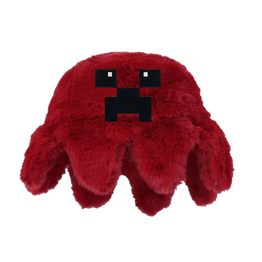 Aesthetics Minecraft multi-element winter cartoon hat for men and women cute warm ear cap popular fisherman hat