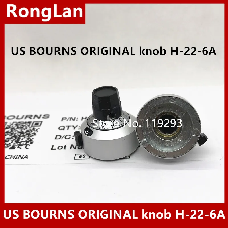 

[BELLA]U.S. imports BOURNS digital dial knob H-22-6A -turn potentiometer with such 3590S 534 , etc.--10PCS/LOT