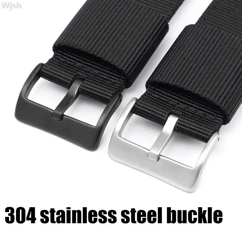 16mm 18mm Nylon Canvas Modified Strap for Casio GM110 GM2100 GA900 AQ-S810 Waterproof Sports Watch Accessories
