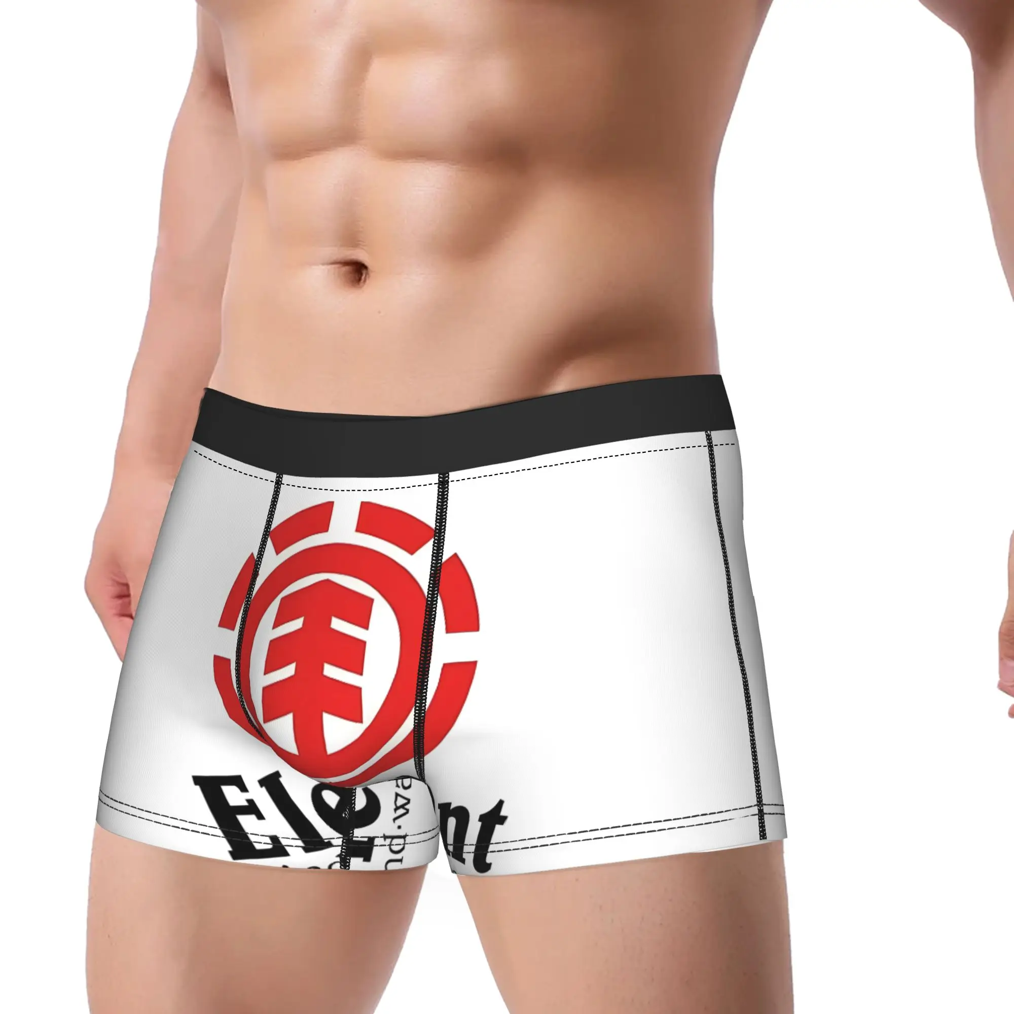 Skateboards Today Underpants Homme Panties Male Underwear Element Print Shorts Boxer Briefs