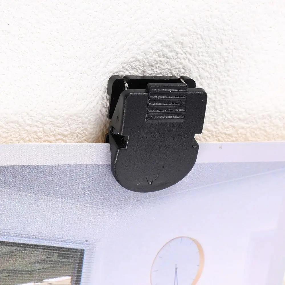 80 قطعة من مشابك الأقمشة، ملحقات المكعبات، لوحة تقسيم القماش، مشبك جداري لصور المكتب (أسود، أبيض)