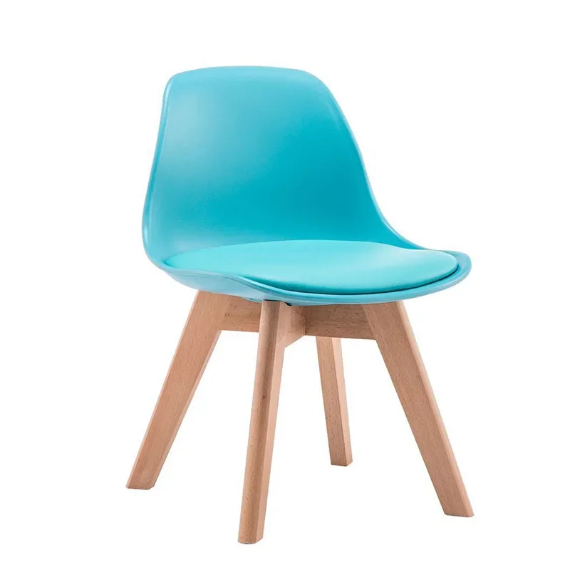 Lage kleuterschool kinderkruk leren dineren babystoelen kind huishoudelijke rugleuning Nordic Sgabello Bambini kindermeubilair