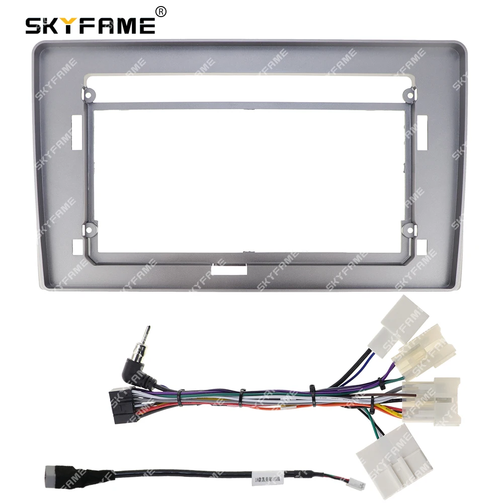 SKYFAME Car Frame Fascia Adapter Android Radio Dash Fitting Panel Kit For Toyota Hiace