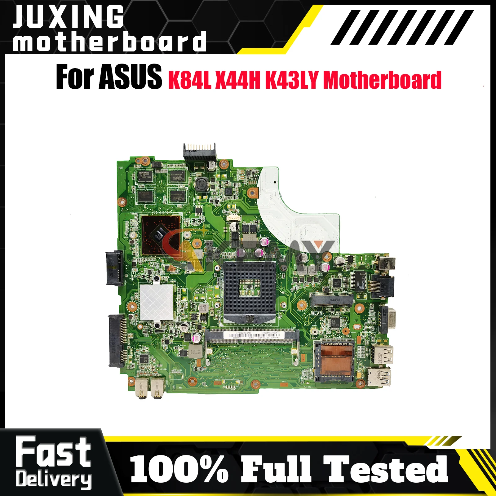 

K43LY Laptop Motherboard For ASUS X44H K43LY K43L K84L Notebook Mainboard This item is in stock 100% tests OK fast shipping