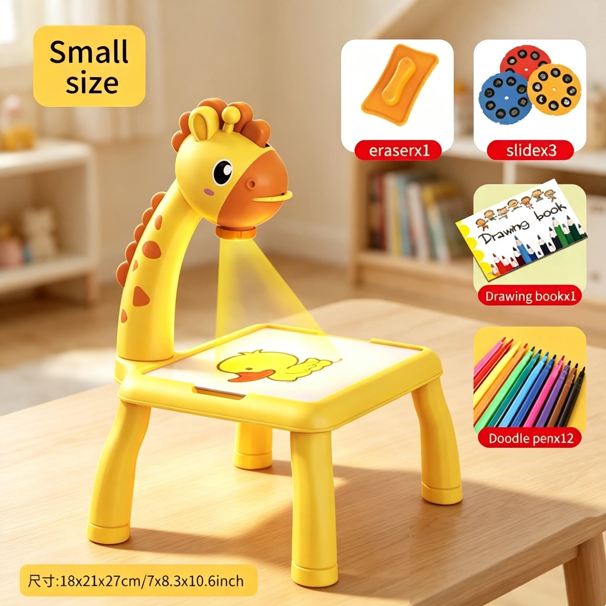 Drawing Projector Kids - LED Projector Drawing Table for Kids,
