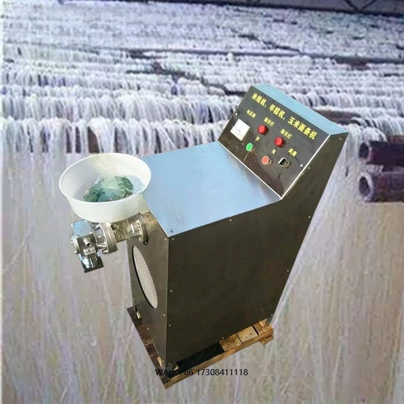 

New Design Manual Rice Noodle Extruder Machine Factory Price Vermicelli Pasta & Potato Noodle Extruder Steam Heating Source
