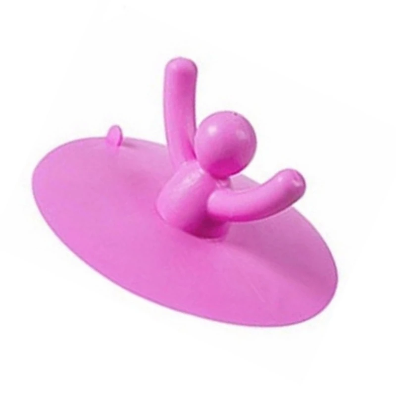 Bouchon vidange d'évier universel en Silicone, forme humaine, couvercle bouchon vidange d'évier, salle bains, outil