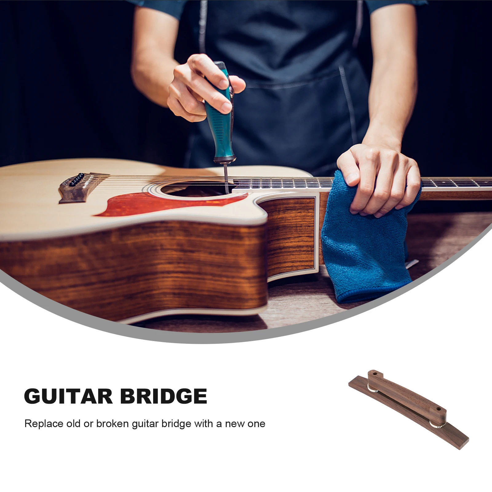 

Guitar Bridge Pins Acoustic Parts Saddle Nuts for Accessories Bridges and Saddles