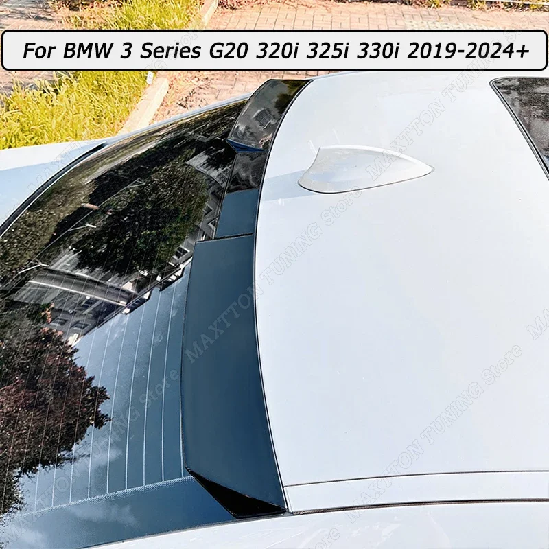 

Car Rear Trunk Window Roof Spoiler Wings Exterior Gloss Black ABS For BMW 3 Series G20 320i 325i 330i 2019-2024+ Body Kit Tuning