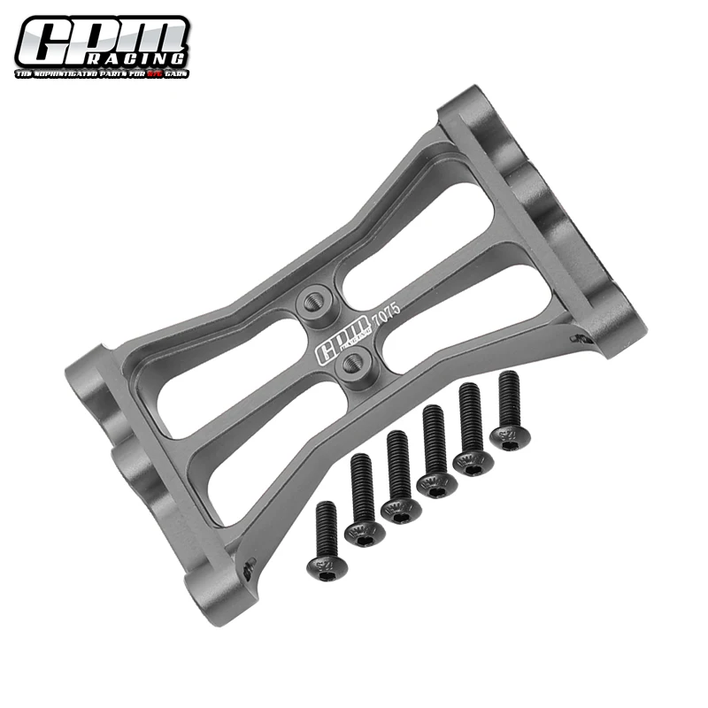 GPM アルミニウム 7075 リアシャーシクロスメンバ 1/10 TRX4 ディフェンダー トレイルクローラー用-82056-4