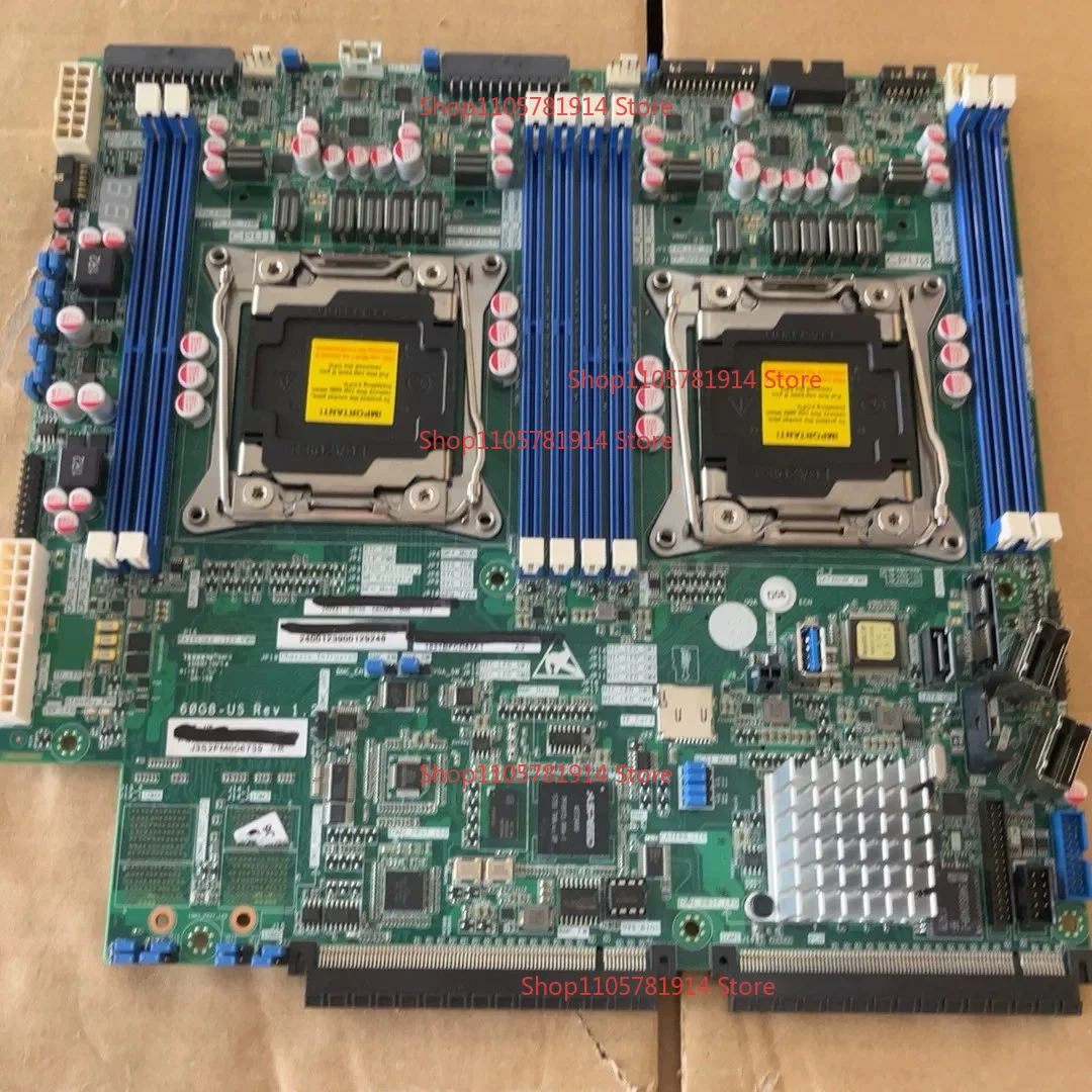 For Sugon 60G8-US REV 1.2 Server Main Board 16 DDR4 ECC Dual Gigabit Network Ports, Rack Server Main Board