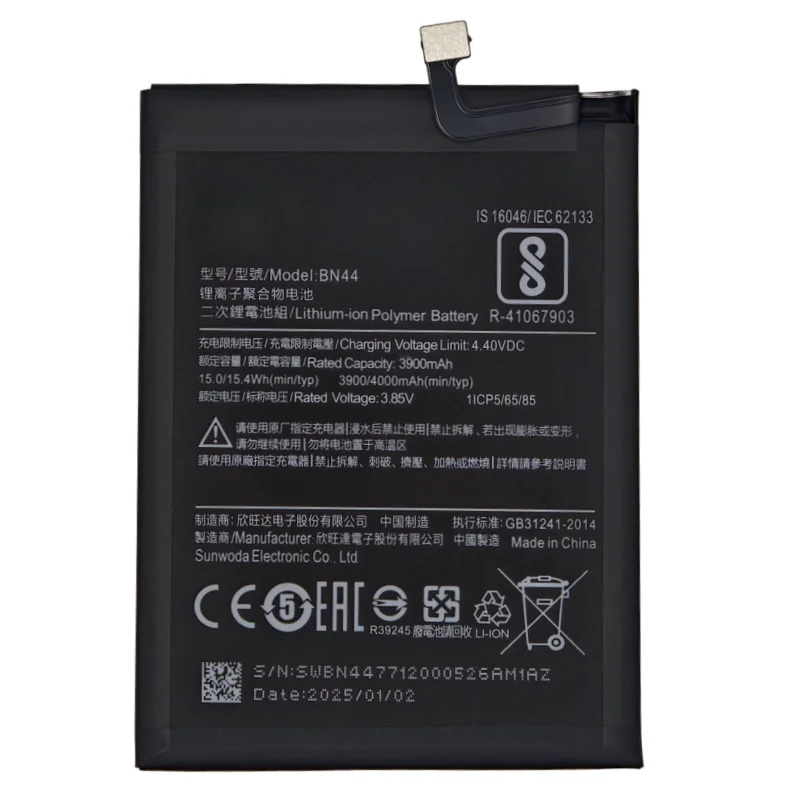 Brand New High Quality BN44 4000mAh Lithium Battery For Xiaomi Redmi 5 Plus 5Plus  Mobile Phone Batteries Fast Shipping+Tools