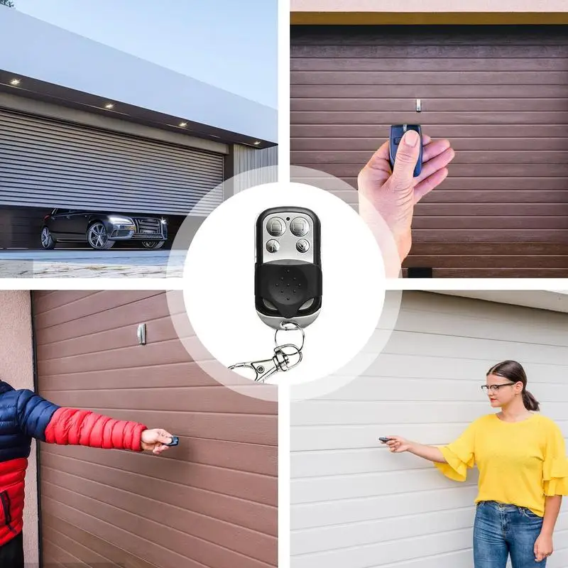 Garage Door Remote Control Duplicator 433MHz Code Grabber Clone Gate Keychain Hand Transmitter