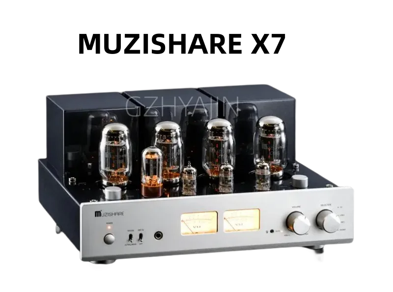 New X7 balanced Tube Amp KT88 double High Pressure rectification power Amp GZ34 260W Phono Preamplifier XLR input