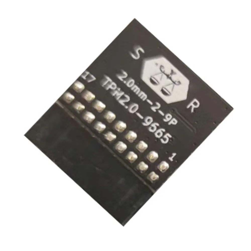 BZJ-mLPC TPM 2.0 Módulo de segurança de criptografia Placa remota 18Pin TPM2.0 Placa de módulo para ASROCK Windows