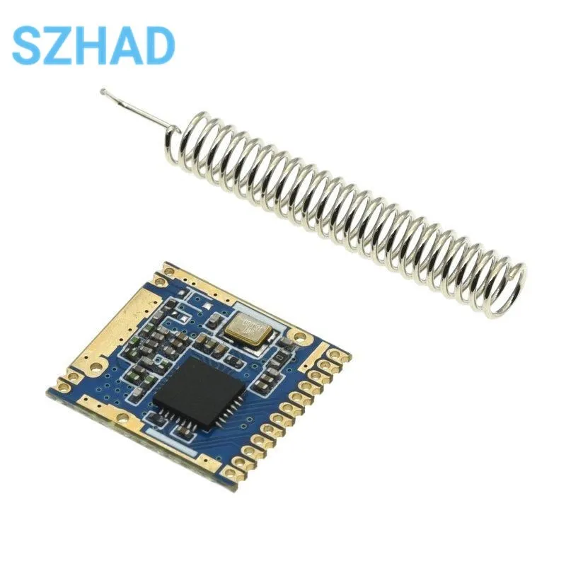 ZC1103 Wireless Transceiver Communication Module 433MHz Wireless Communication SPI RF Module With Spring Antenna SI4432