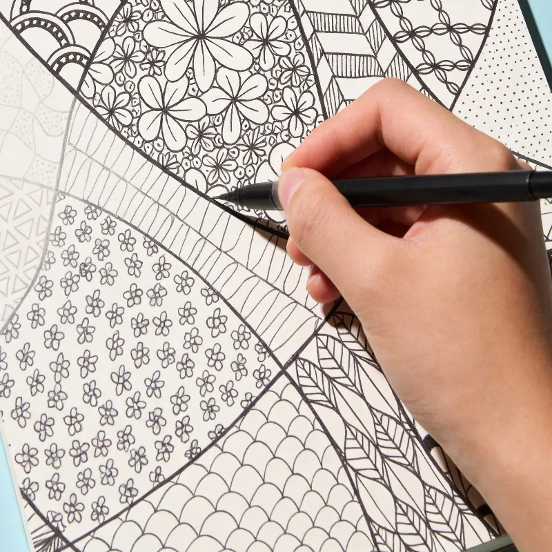 A Coloring Book for Animal Mandalas, An Art Copying Album, Page Up and Down 24 Pages of High-definition Paper image 4