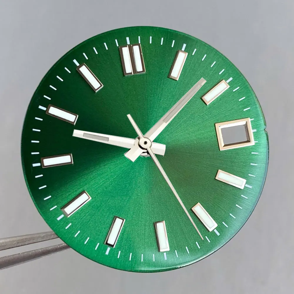 29 مللي متر Nologo Sunburst ساعة الطلب الأيدي مجموعة صالح Datejust نمط NH35 NH36 4R35 4R36 مضيئة التلقائي ساعة يد تعمل بالحركة اكسسوارات